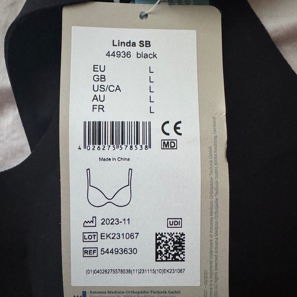 Amoena Bra size large - Picture 4 of 6